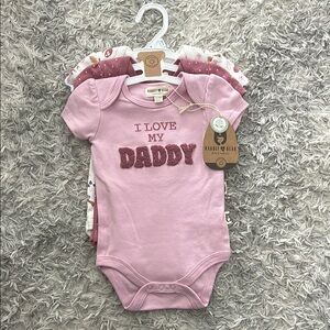 Pink Baby Onesie Set